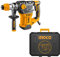 Ingco Marteau Démolisseur Chauffeur 1500 W SDS Plus dans Mallette - 220-240 V ~ 50/60 Hz - Mandrin à Déclenchement Rapide - Outil de Démolition