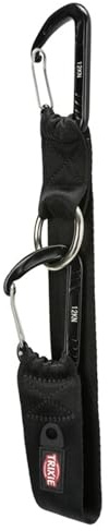 TRIXIE Universal-Anschnallschlaufe, Bergsteigerhaken, M–L: 30 cm/38 mm, schwarz
