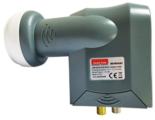 Emme Esse LNB illuminatore universale con 1 porta legacy e 1 uscita dCSS a bassa figura di rumore