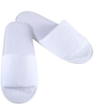 SHOBI 10 paia di pantofole Aperte per ospiti - Ciabatte Monouso Aperte per Hotel unisex Taglia unica (Aperta)