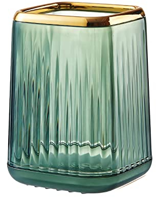 DASITON Make up Pinsel Organizer,Acryl Kosmetik Organizer,Pinsel Organizer,Pinselhalter Kosmetik,Vintage Makeup Brush Holder,Pinselhalter,Pinsel Aufbewahrung für Schlafzimmer,Badezimmer(Grün)