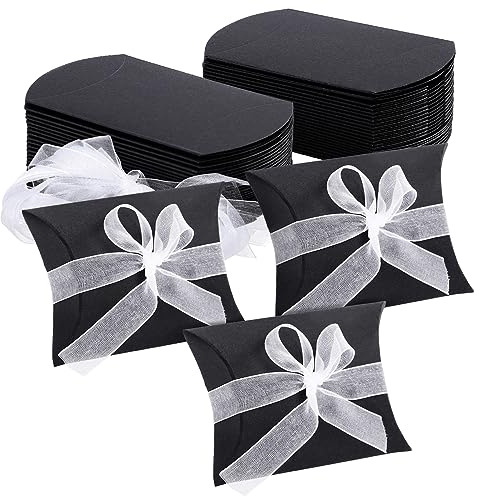 TsunNee 50 Stück Kissen-Geschenkboxen – Hochzeitsgeschenkboxen für Partys, Thanksgiving, Weihnachten, Babypartys und Muttertag