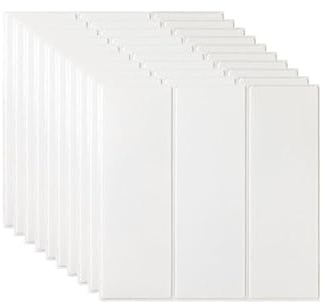 30PCS 3D Wall Panels White Ceiling Tiles Self Adhesive Waterproof Wood Panels for Walls Wall Sticker Soft Foam Panels 35 * 35cm Original Wood Grain Wood Panelling
