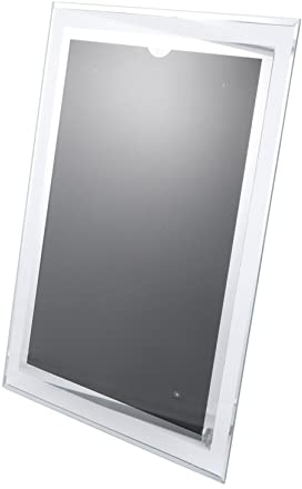 HOOTNEE 1 Stk Glasrahmen Collage-Bilderrahmen Kristallhalter Bilderrahmen aus Kristall Diplomrahmen aus Glas Fotohalter Bild steht Fotorahmen aus Glas Bildhalter Unterlagen