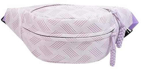 Ausion Bauchtasche für Damen und Herren, verstellbarer Gürtel, Hüfttasche, modisch, wasserabweisend, Wandern, Hüfttasche für Reisen, Freizeit, Laufen, Wandern, Radfahren, 2024 neu-lila