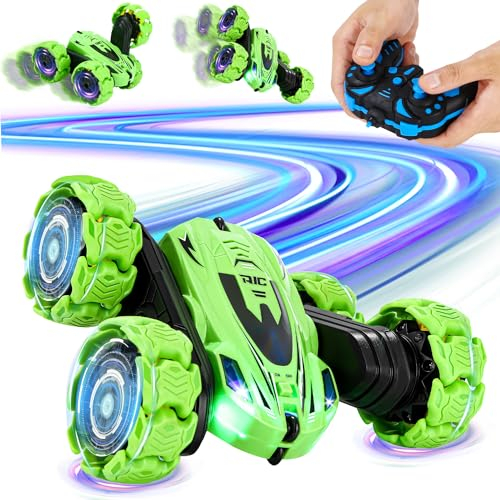 Ferngesteuertes Auto,Grün RC 4WD High Speed​Offroad für 6 7 8 9 10 11 12 Jahre altes Jungenspielzeug