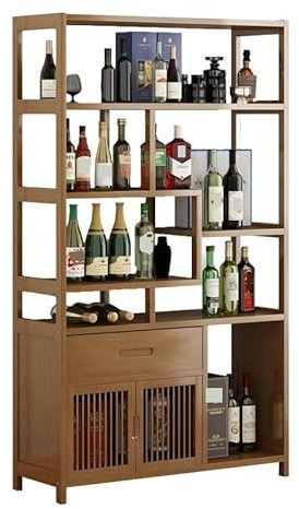 LICONG-2020 Weinschrank Weinregal im chinesischen Stil, Weinvitrine, Haushaltsweinregal, Regal EIN Schrank zur Aufbewahrung alkoholischer Getränk