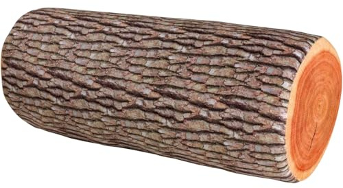 LATRAT 1 Stück Kissen，Kreative Natur Holz Design-Log Weicher Stuhlkissen Kissen Geschenk Startseite Sofa Nackenrolle Baumstamm aus Schaumstoff