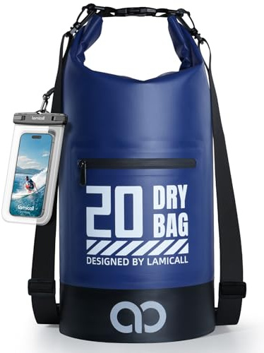 Lamicall Dry Bag, wasserdichte Tasche Beutel, Wasserfester Rucksack Drybag