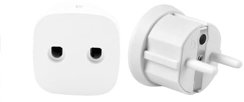 Leloco 2 conectores de toma de tierra antiestáticos Alemania – Control ESD – Conector de tierra antiestático | Compatible con enchufes tipo C para televisores, portátiles, instrumentos musicales y