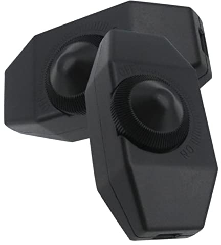 HAMPPLIES Dimmer Rotativo Per Luci Led Dimmerabili Controller Led Monocolore Manopola Uso Interno Cucina e Sala Da Pranzo Set Da 2 Pezzi