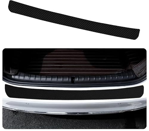 OUTMX Car Rear Bumper Protector for Mercedes-Benz GLS 450 2017-2019 2020-2025 Accessories, Self-Adhesive Bumper Guards Anti-Scratch Rear Trunk Door Sill Protector,40.94 * 3.54 inch