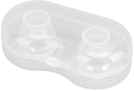 Yechiry 2 Pezzi Correttore per Capezzoli, Ventose per Capezzoli in Silicone Trasparente per Allattamento Al Seno, Estrattore per Indolore per Donne Incinte
