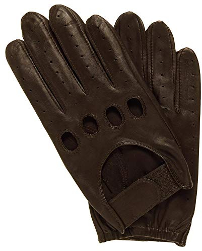 Pratt and Hart Herren Lederhandschuhe, Braun, M