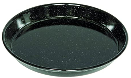 Riess 0648-022 Profibäcker Pizzablech, Emallie, Schwarz
