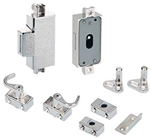 Hettich - Fermeture De Meuble - Serrure À Espagnolette Ø 25 Mm Gauche