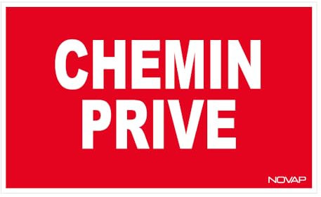 Panneau Chemin privé - Rigide 330x200mm - 4160986