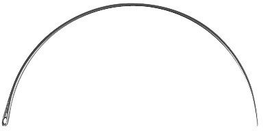 Heiro Polster Garniernadel, gebogen 200 (Ø130mm)