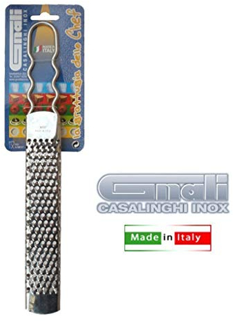 Gnali taglia unica chef grattugia formaggio, acciaio INOX con espositore
