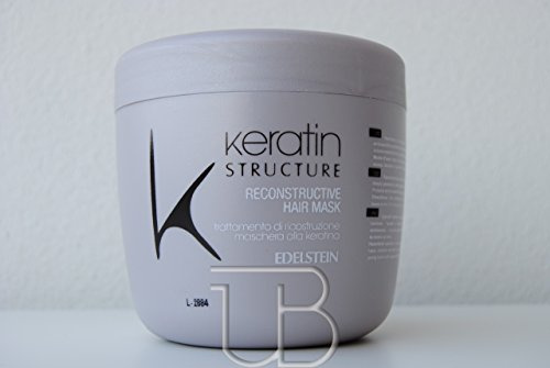 EDELSTEIN s.n.c. Keratin Structure Hair Mask 500 ml Máscara reconstrucción para cabello dañado o tratado químicamente
