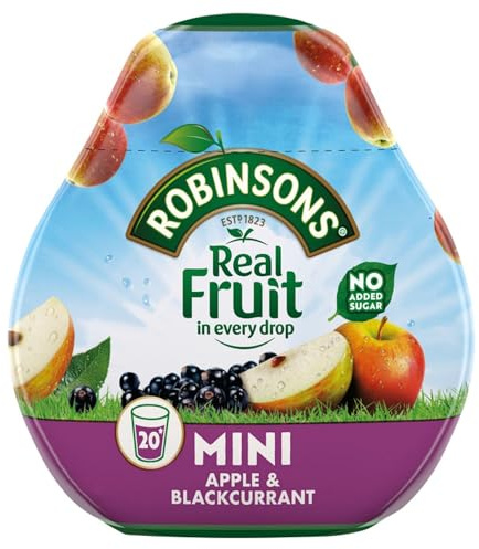 Robinsons Squash'D Apple & Blackcurrant No Added Sugar, 2.2 fl oz (66 ml)