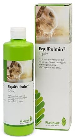 EquiPulmin Liquid | 500 ml | Ergänzungsfuttermittel für Pferde | Mit Efeu- und Thymianextrakt