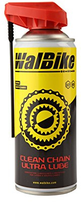 WalBike - Clean Chain Ultra LUBE 400 ml - Pulitore Detergente Lubrificante per Catena Bici