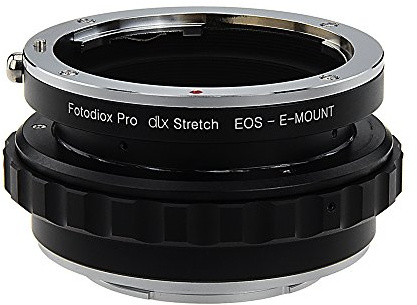 Fotodiox DLX Stretch Lens Mount Adapter Compatible with Canon EOS EF and EF-S Lenses to Sony E-mount Cameras