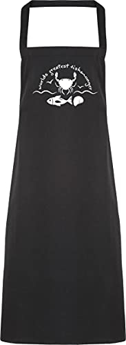 Hippowarehouse World's Greatest Fishmonger Apron kitchen cooking painting DIY onesize adult