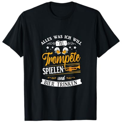 Herren Trompete Trompeter Witz Geschenk Spruch Musiker T-Shirt