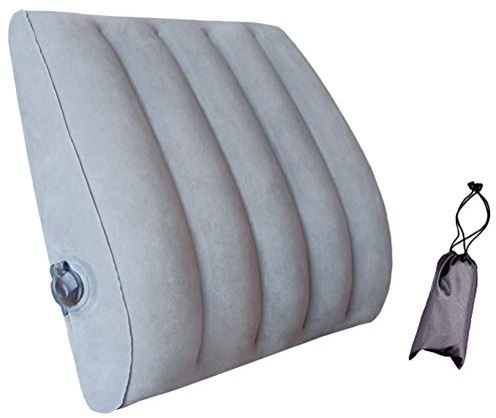 JTLB Aufblasbarer Würfel Ultralight aufblasbares Camping Kissen Stützkissen Lendenwirbelsäule Schaumstoff Lordosekissen Zuhause, Büro, Auto, Reisen