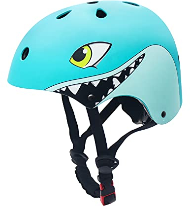 XIAPIA Kinderhelm 2-5 Jahre leicht Fahrradhelm Verstellbar Skaterhelm für Laufrad Motorrad, Kinder Cartoon 3D Form Multi Sport Sicherheit Sportartikel Jungen Mädchen…