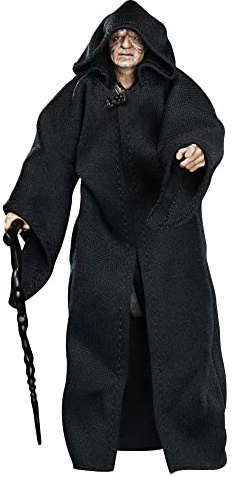 Star Wars Hasbro The Black Series Archive Emperor Palpatine Toy Scale Return of the Jedi Action Figure, Kids, Multicolor, One Size, 6-Inch