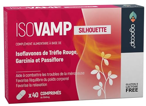 Agocap Isovamp integratore sostiene la menopausa, a base di Trifoglio Rosso, e Cimicifuga | Controlla le Vampate di Calore, sbalzi d’umore