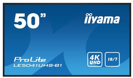 iiyama - PUBBLIC Display LE5041UHS-B1 49.5IN VA 4K UHD 350CD 3HDMI VGA USB 18:7 LANDSCP