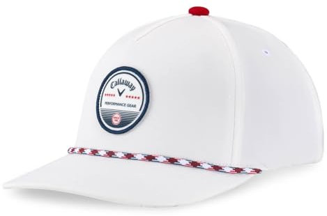 OGIO Standard-Retro-Kopfbedeckung, Weiß/Rot/Marineblau