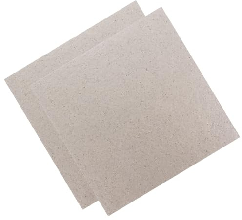 Zerodeko 2 Placas de Mica Tamaño 5,1x5,1 Pulgadas para Microondas Resina de Silicona Reparación Efectiva y Fáciles de Cortar, Accesorios para Hornos Microondas