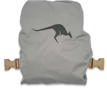 Marsupial Gear Rain Cover - Waterproof Binocular Pack Cover for Weather Protection with Magnetic Lid Function, Wolf and Coyote