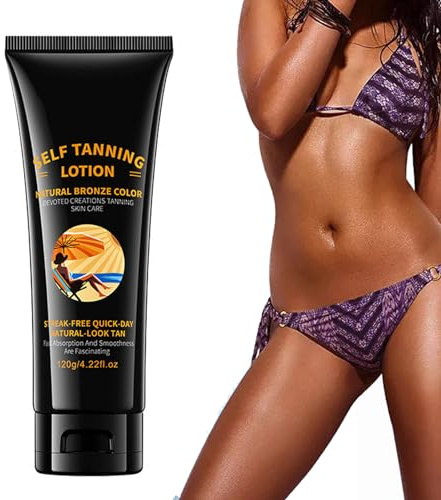Creme Bronzante Corps,Accelerateur De Bronzage Cabine Uv,Activateurs Et AccéLéRateurs De Bronzage, Tanning Lotion Moisturizing Hydrating Wheats Tanning Tanning Essence Lotion 120ml (1pc)