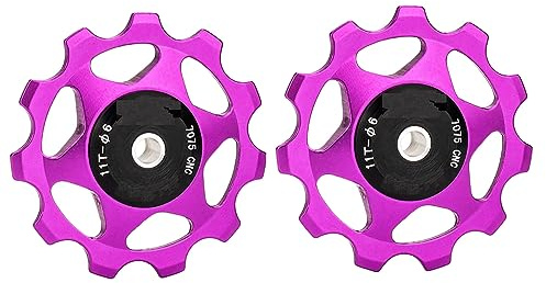 YLME MTB-Riemenscheibe Führung - Aluminiumlegierung-Fahrrad-Schaltwerk Scheibe Lager Führungsrolle Für Rennräder Und MTB-Fahrräder