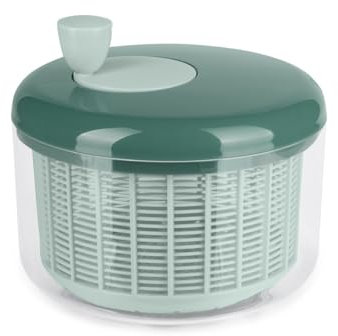 Livoo - centrifuga per insalata 3,5 l MEN433 - manuale, maglia fine, base antiscivolo, lavabile in lavastoviglie