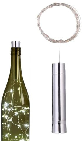 Wine Cork Lights - Wine Cork Led Bottle String Light, Wine Bottle String Lights, LED Wine Bottle Stopper Lights, Cork Shape Battery Operated Led Stopper Light for Jar, Wedding, Bar Decor and Festive