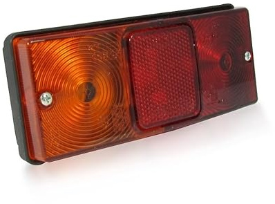 Générique Feu Arrière Universel Gauche ou Droit 4 Fonctions Stop, Position, Clignotant, Catadioptre Pour Tracteur Vehicule Agricole Compatible avec Massey Ferguson Case International McCormick