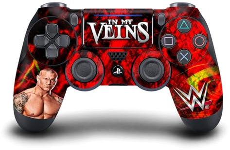 Head Case Designs Officially Licensed WWE In My Veins Randy Orton Vinyl Sticker Gaming Skin Decal Cover Compatible With Sony PlayStation 4 PS4 DualShock 4 Controller