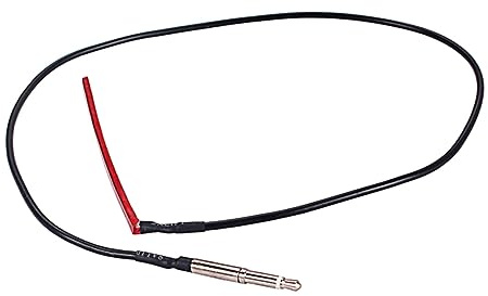 IMIKEYA Micro Piezo Passif Rouge pour Guitare Acoustique Micro Selle avec Prise Jack 2,5 Mm Accessoire Guitare Solide Folk et Classique