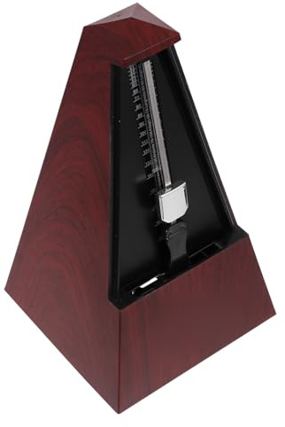 ifundom Redwood Tower Mechanical Metronome for Musical Instruments for Practice Sessions and Music Rooms