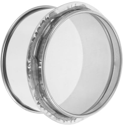 Operitacx Colador Inoxidable de Malla Fina Redondo para Filtración de Cerámica y Pigmentos Herramienta Ergonómica para Industrial y Artístico