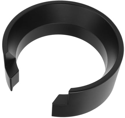 Haofy Imbuto per Dosaggio caffè da 58 Mm, Struttura in Alluminio, Previene il Disordine con una Facile Pulizia, per Uso Domestico o in Ufficio (BLACK)