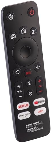 auvisio Fernbedienung Heimkino: Lernfähige 3in1-Ready-to-Use-Universal-Fernbedienung für TV/SAT/Audio (YouTube, Prime Video)