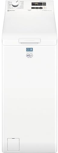 Electrolux EW6T57A Lavatrice Carica dall’Alto, Capacità 7 kg, Classe A, PerfectCare 600 con SensiCare, Programma Vapore Anti-Allergy, Motore Inverter+, TimeSave, 890x400x600 mm, Bianca